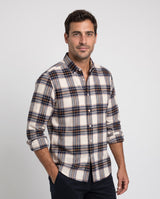 Camisa Tartán Medio Avellana