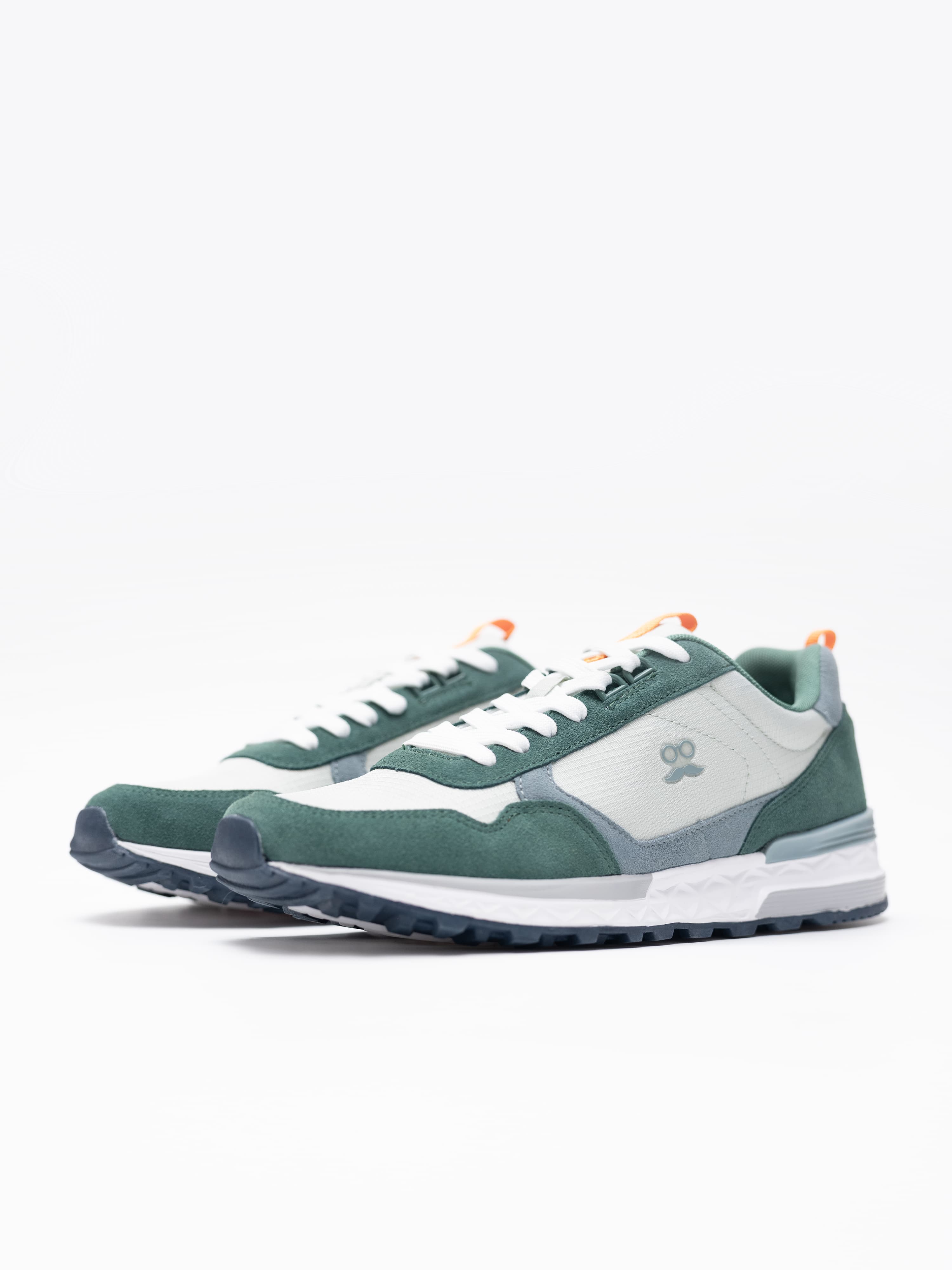 Zapatilla Tape Flúor Musgo