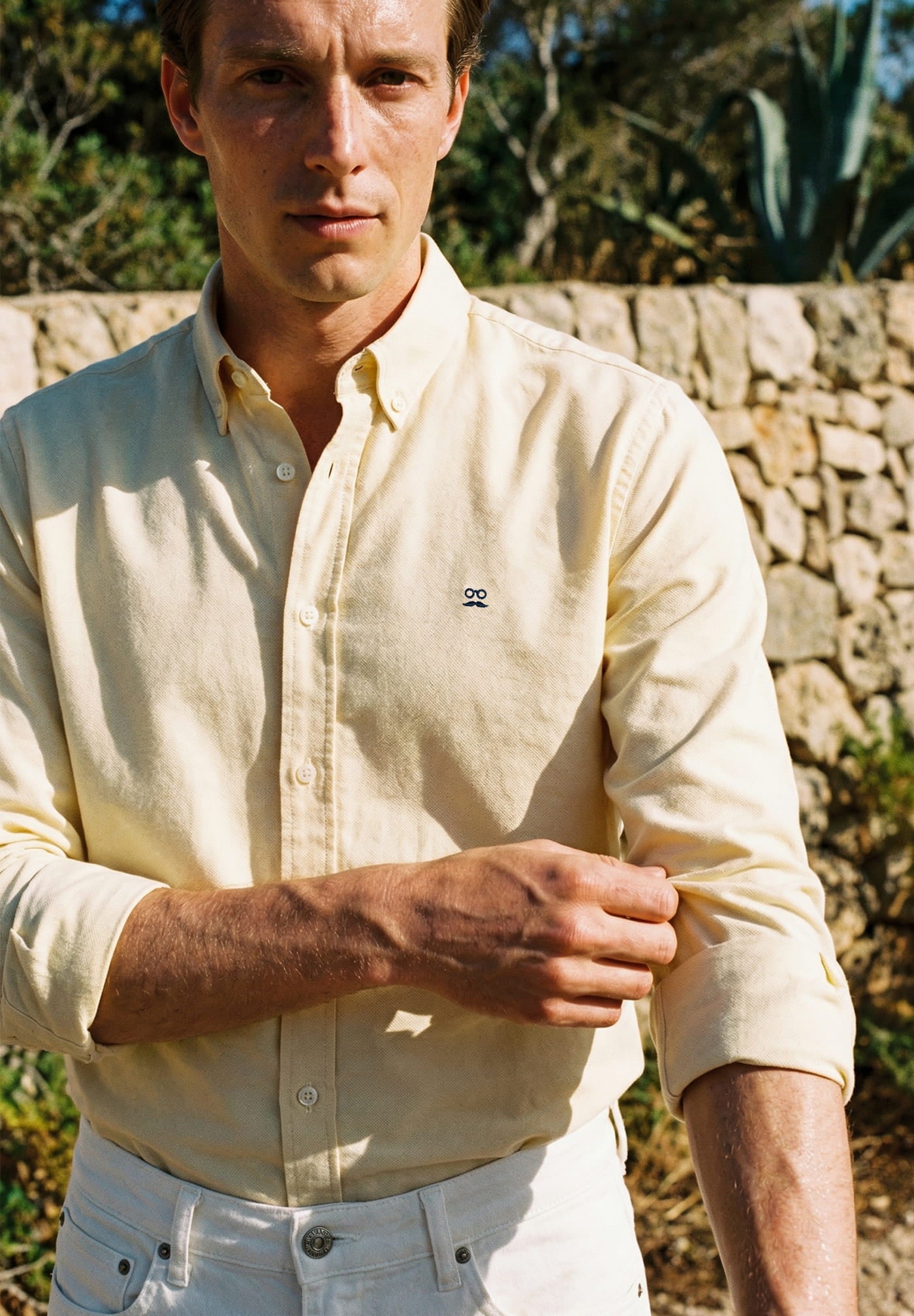 Camisa Oxford Vainilla