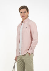 Camisa Oxford Rosa Pastel
