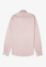 Camisa Oxford Rosa Pastel
