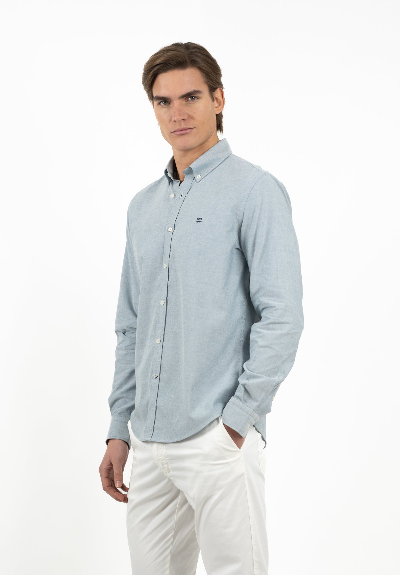 Camisa Oxford Sea Blue