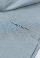 Camisa Oxford Sea Blue