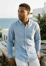 Camisa Oxford Sea Blue