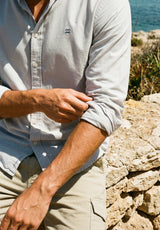 Camisa Oxford Gris