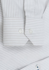 Camisa Oxford Rayas Beige Tostado