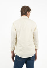 Camisa Oxford Rayas Vainilla