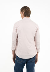 Camisa Oxford Rayas Rosa Pastel