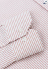 Camisa Oxford Rayas Rosa Pastel