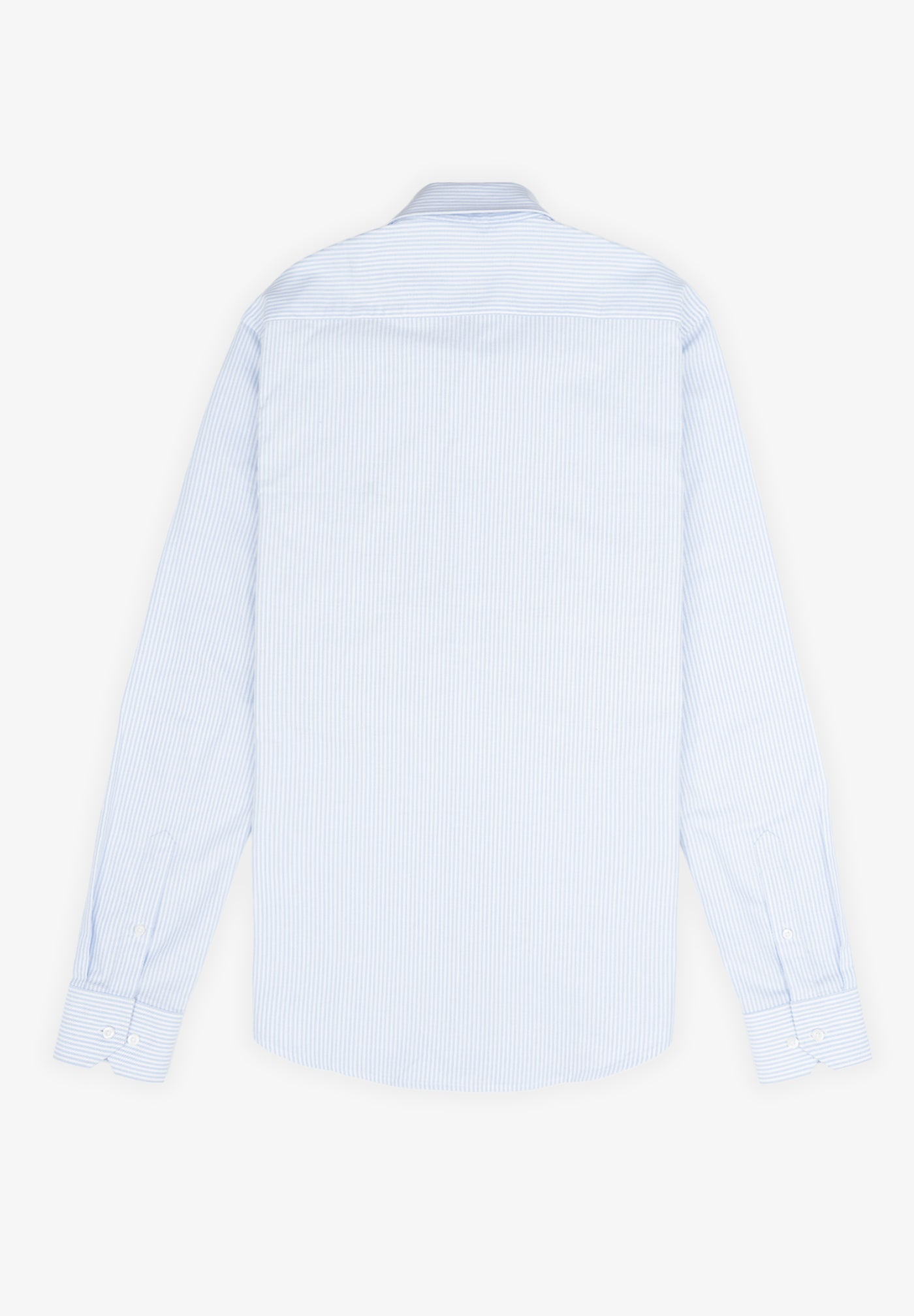 Camisa Oxford Rayas Celeste Slim