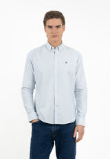 Camisa Oxford Rayas Índigo Vintage