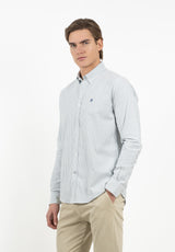 Camisa Oxford Rayas Sea Blue