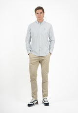 Camisa Oxford Rayas Sea Blue