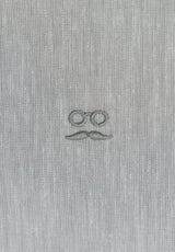 Grey Slim Linen Shirt