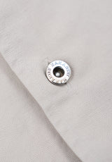Sobrecamisa Sarga Remaches Beige Tostado