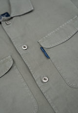 Sobrecamisa Sarga Remaches Kaki
