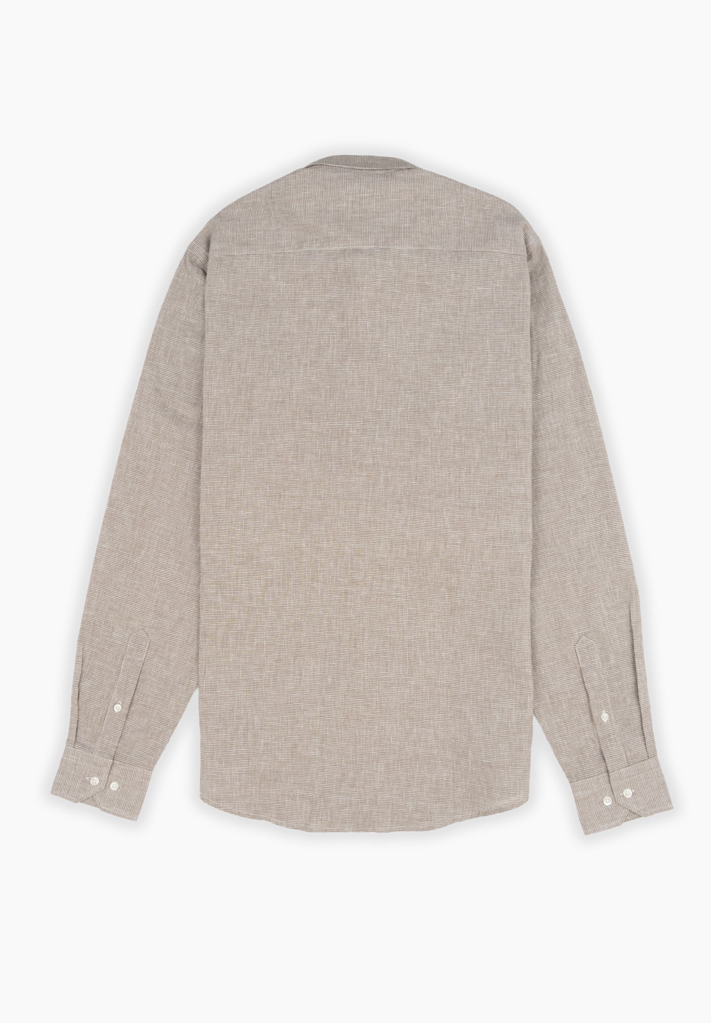 Linen Slim Tweed Camel Shirt