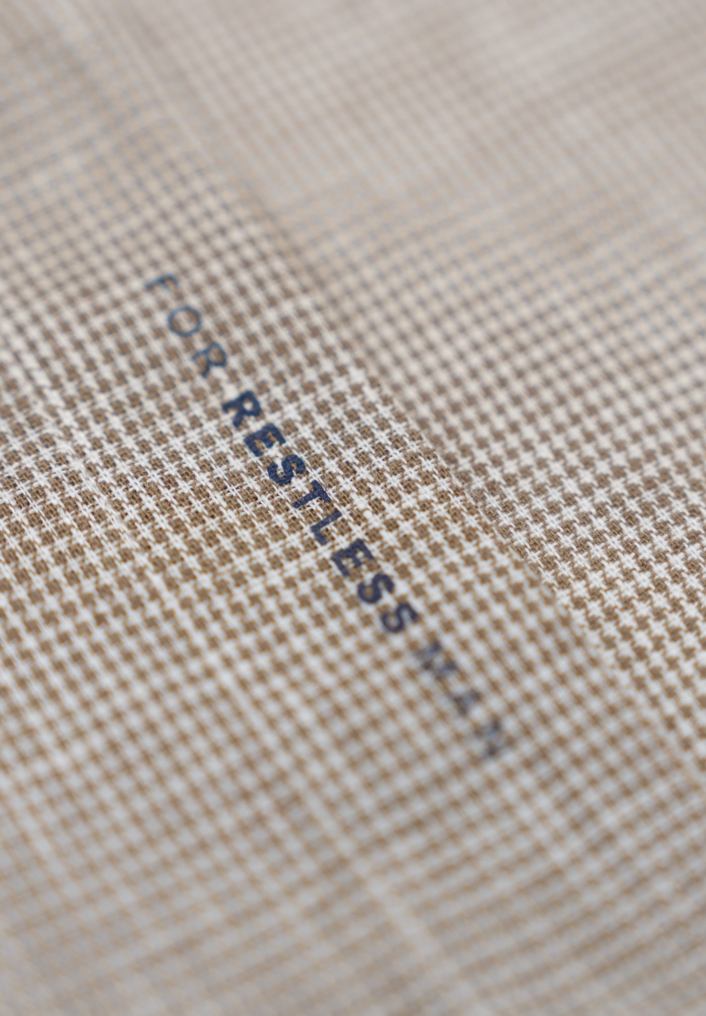 Linen Slim Tweed Camel Shirt