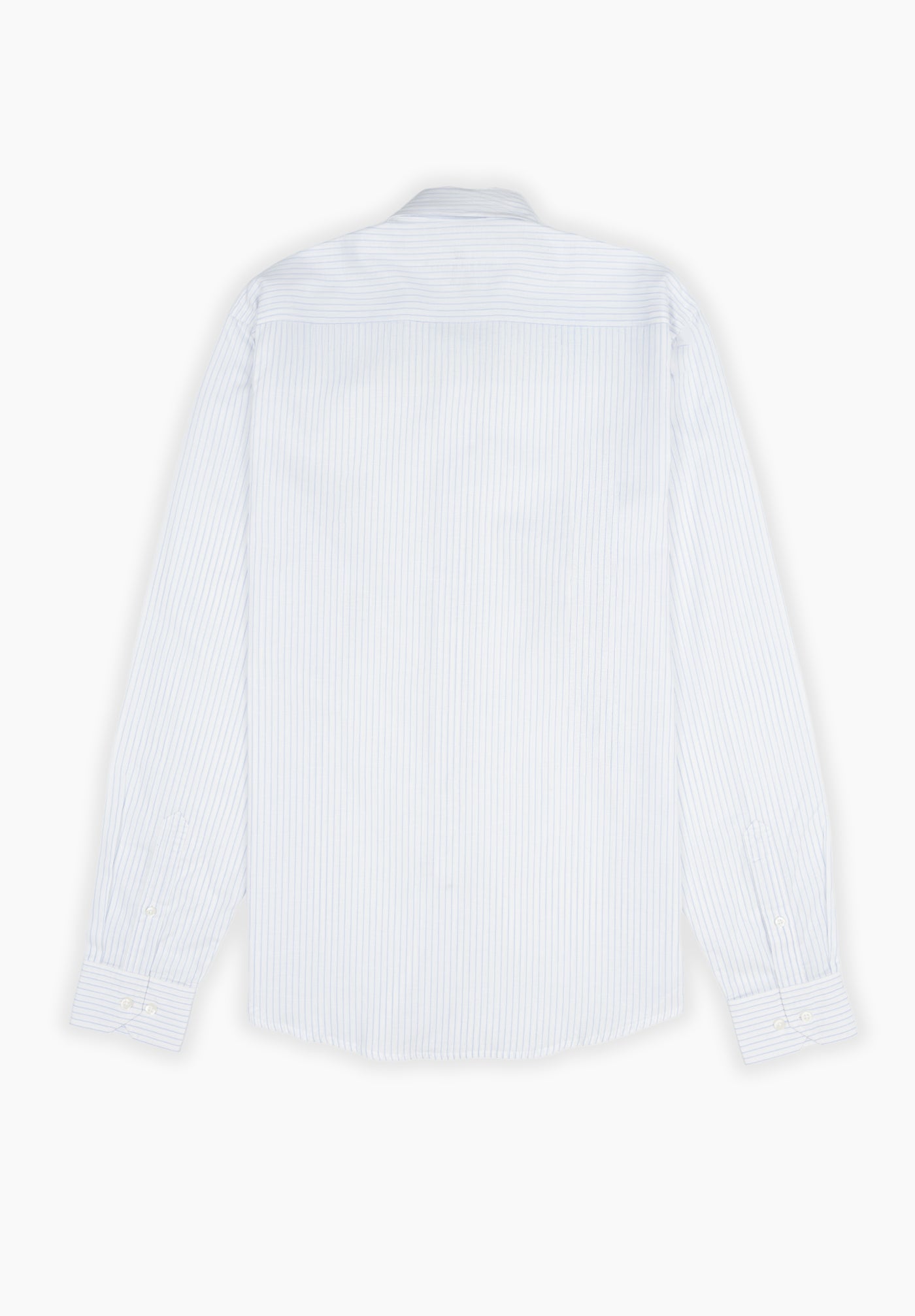 Camisa Rayas Minimal Celeste