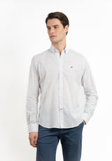 Minimal Plaid Sky Blue Shirt