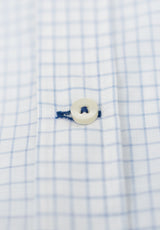 Minimal Plaid Sky Blue Shirt