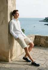 Camisa Rayas Azur Celeste