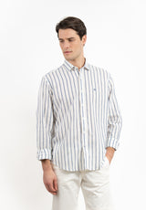 Camisa Rayas Azur Azul Medianoche
