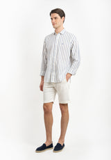 Camisa Rayas Azur Azul Medianoche