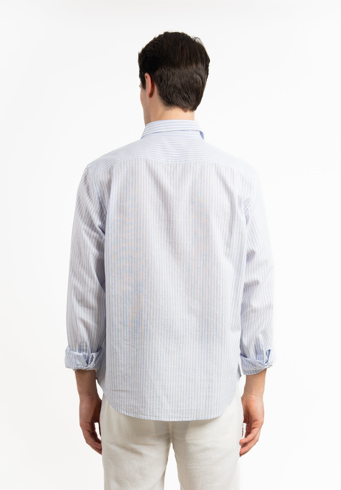 Camisa Rayas Cote Celeste
