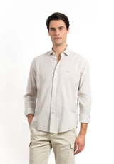 Camisa Rayas Cote Gris
