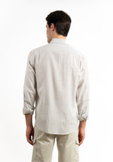 Camisa Rayas Cote Gris