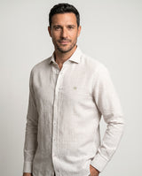 Camisa Rayas Cote Gris