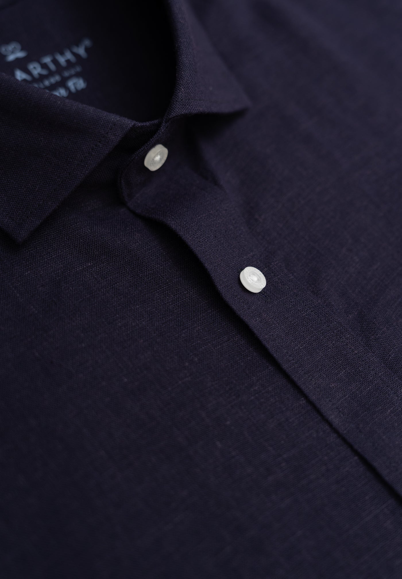Washed Navy Denim Shirt