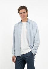 Camisa Ona Azul Pastel