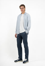 Camisa Ona Azul Pastel