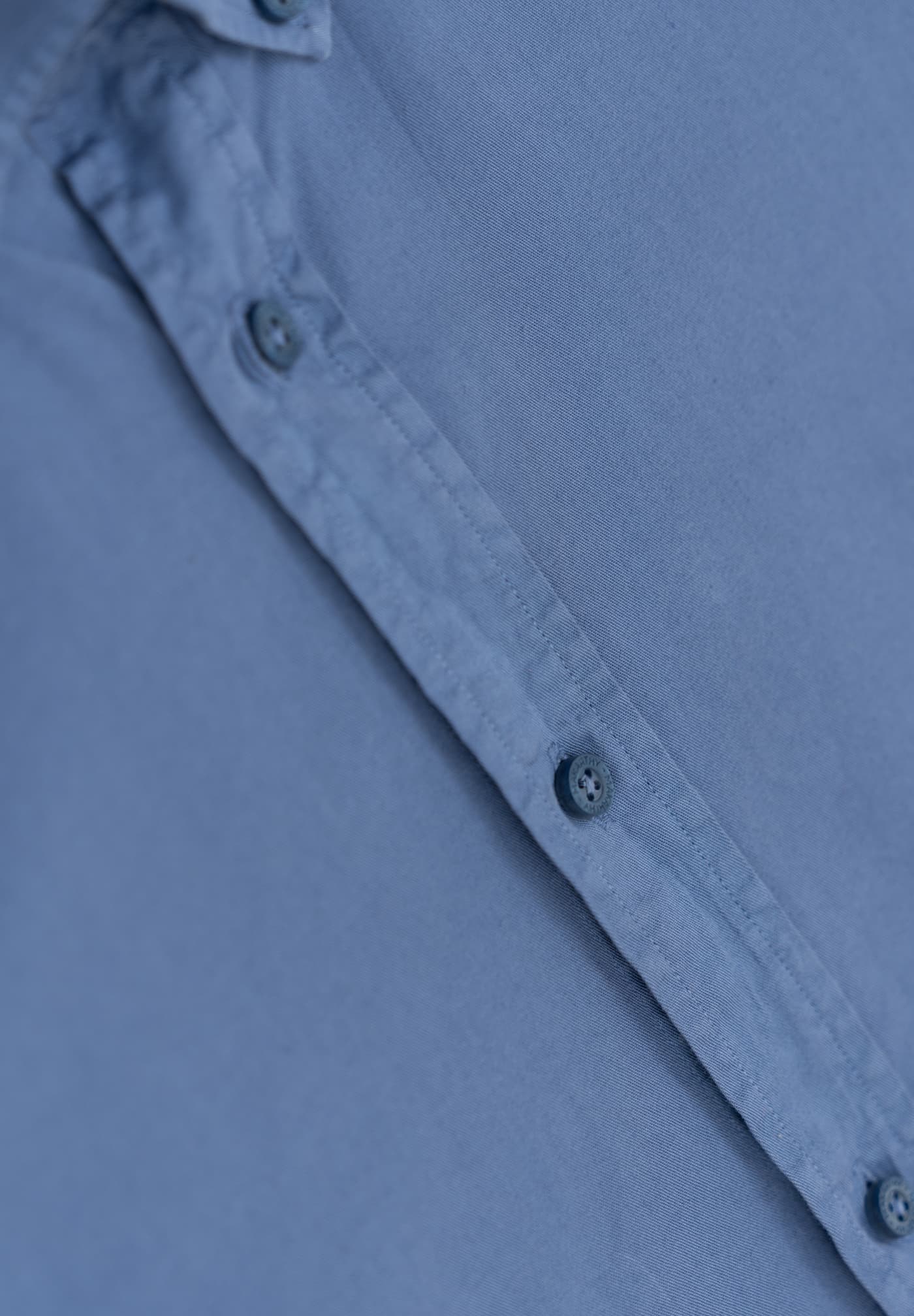 Camisa Sarga Portrait Indigo Vintage
