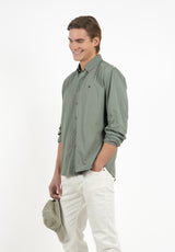 Camisa Sarga Portrait Laurel