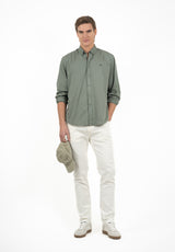 Camisa Sarga Portrait Laurel