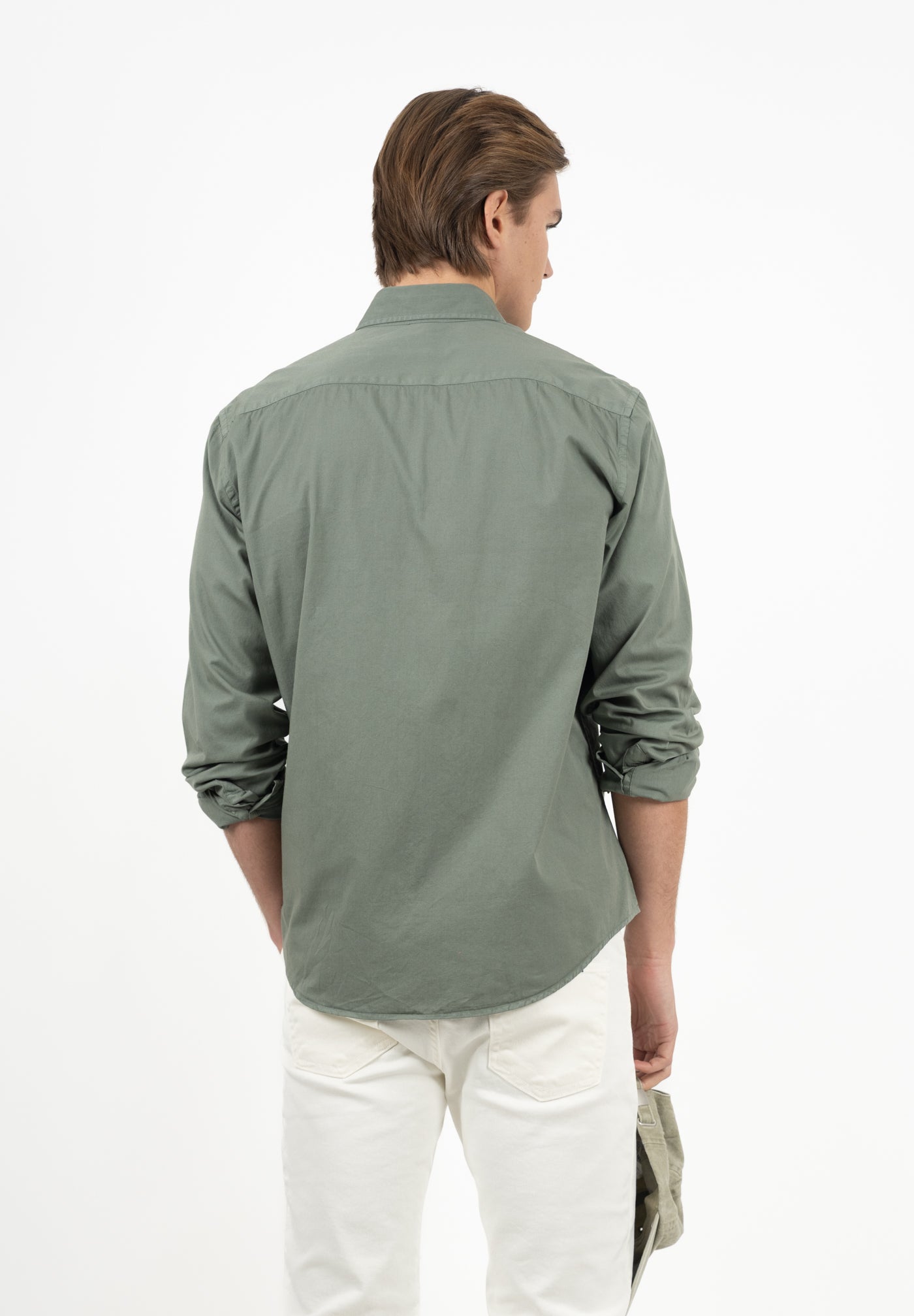 Camisa Sarga Portrait Laurel