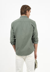 Camisa Sarga Portrait Laurel