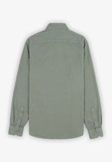 Camisa Sarga Portrait Laurel