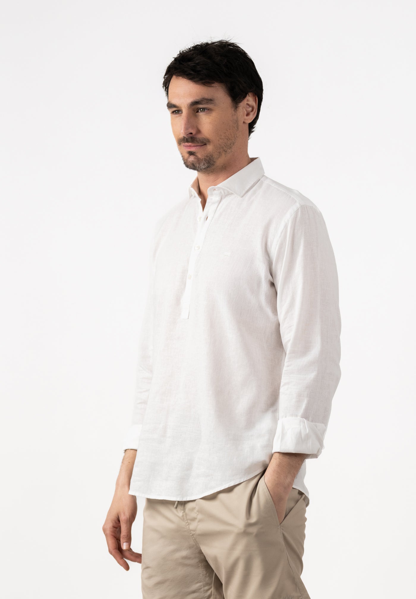 White Linen T-shirt