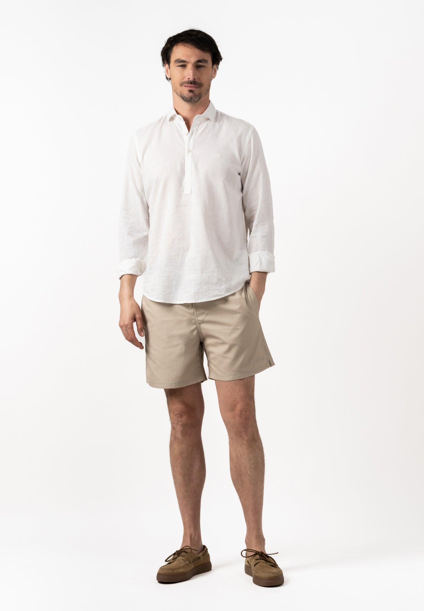 White Linen T-shirt