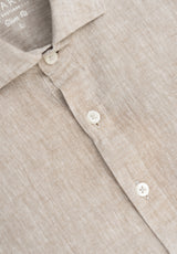Camel Linen T-shirt