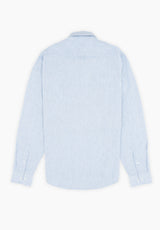 Linen T-Shirt English Blue