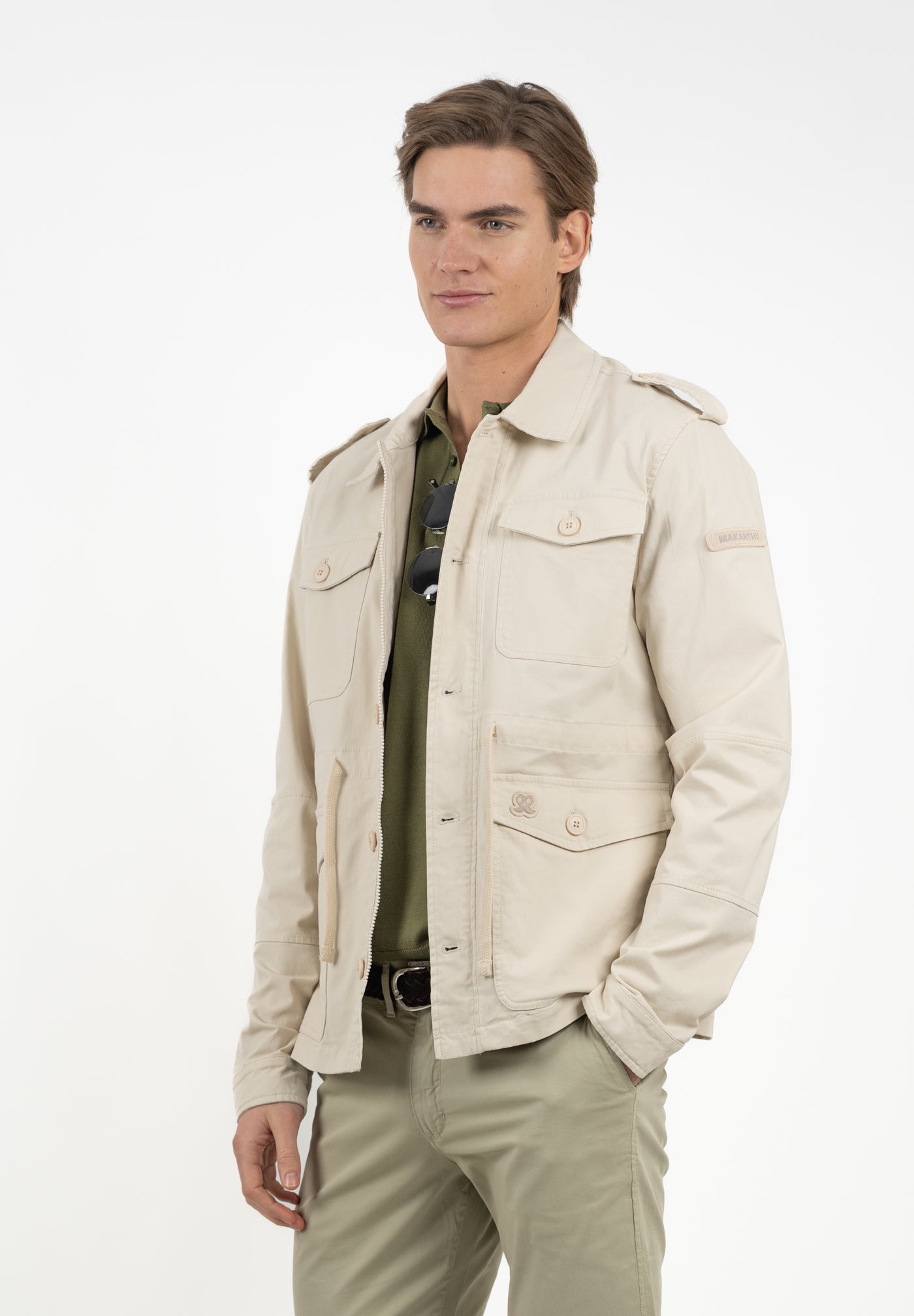 Sahariana Cordón Lino