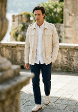 Sahariana Cordón Lino