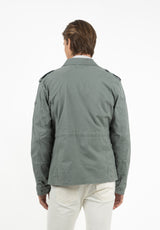 Olive Drawstring Safari Jacket