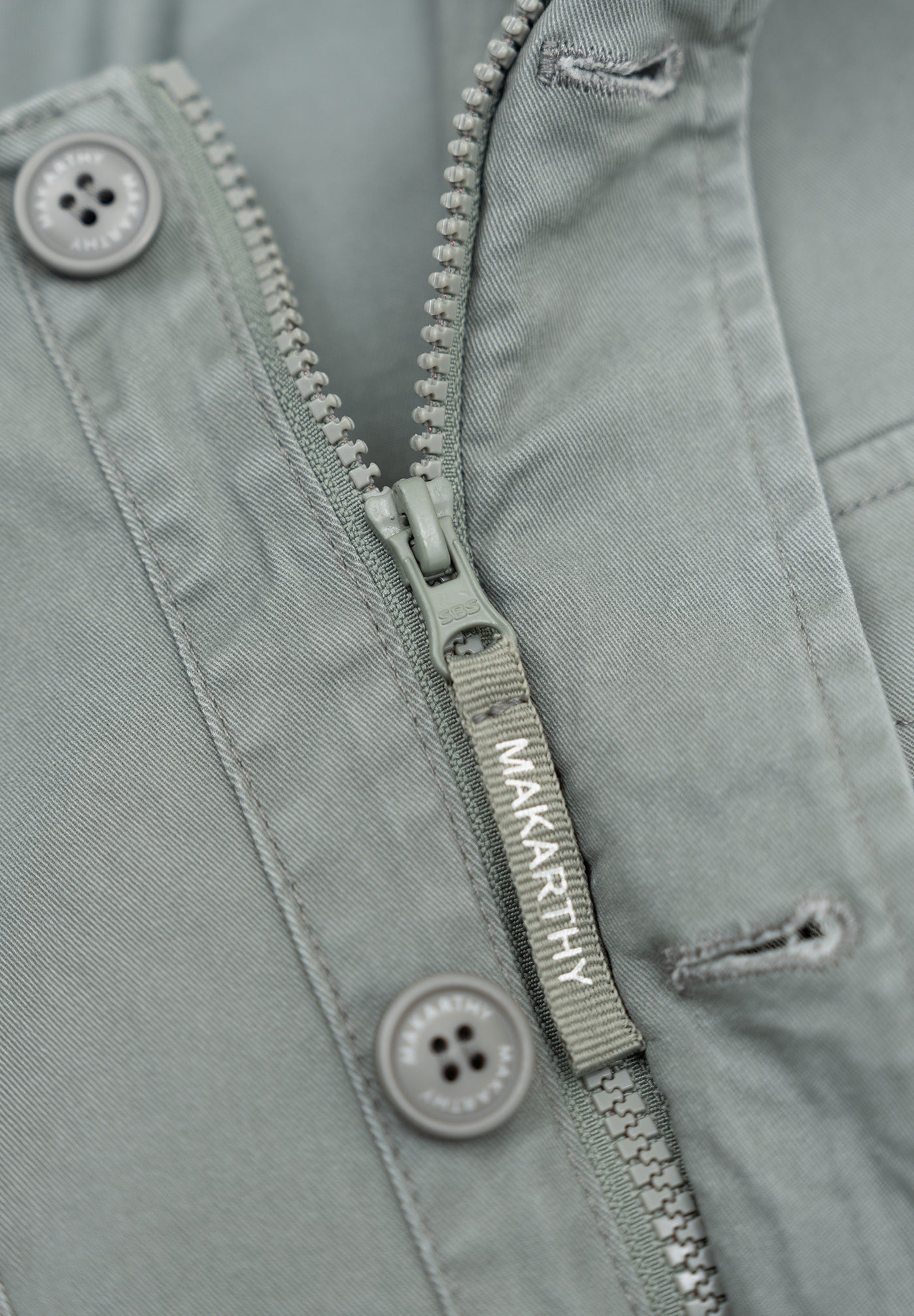 Olive Drawstring Safari Jacket