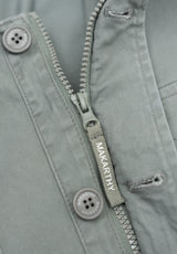 Olive Drawstring Safari Jacket